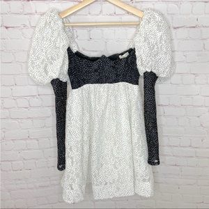 For love and lemons polka dress